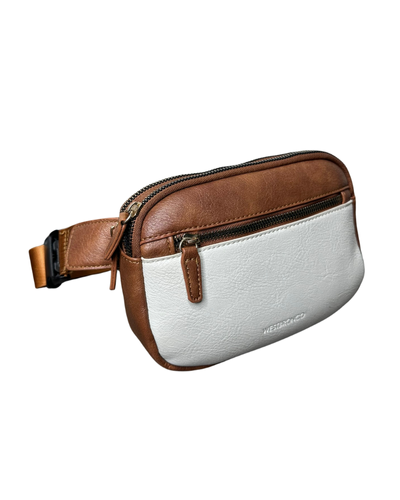 Leather fanny pack, cross body purse