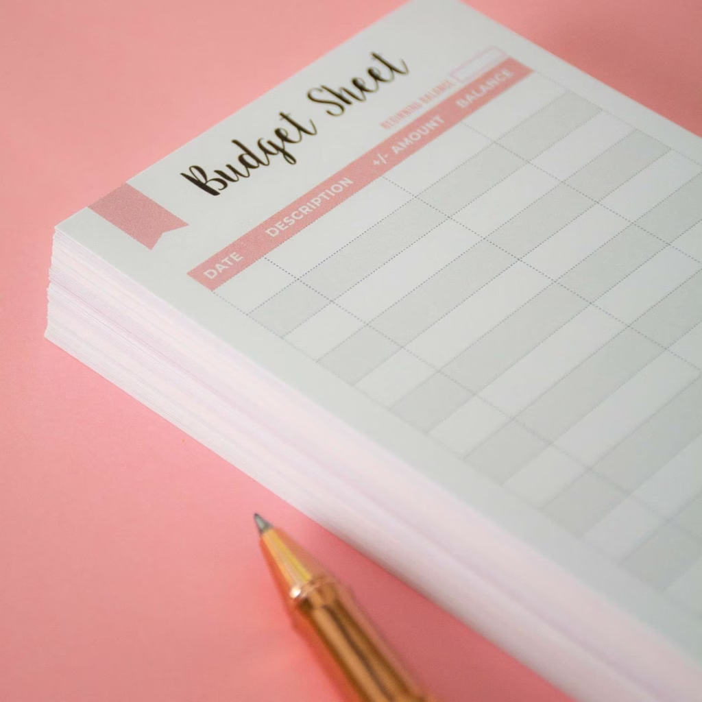 budgeting sheets