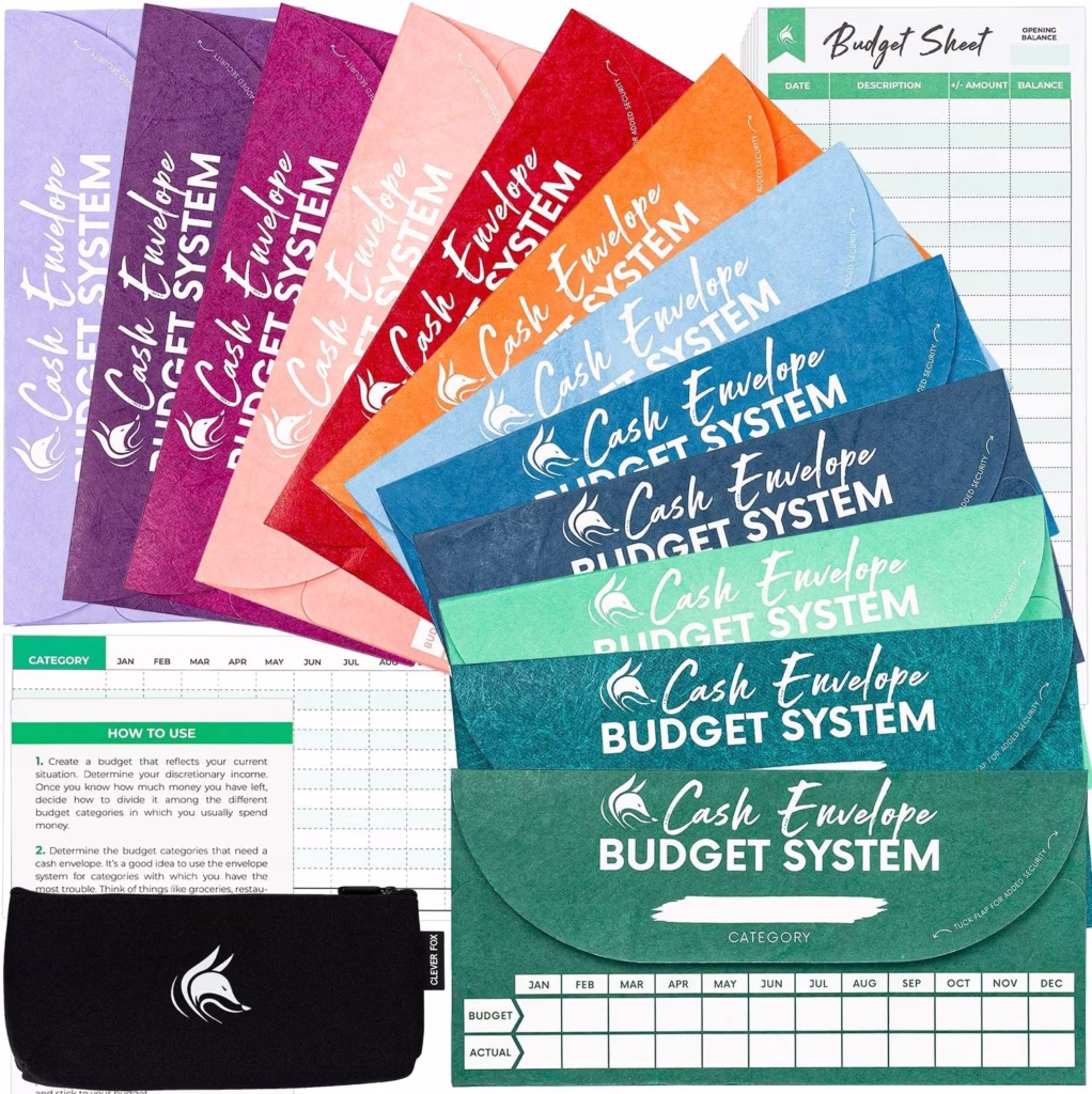 cash envelopes for saving money