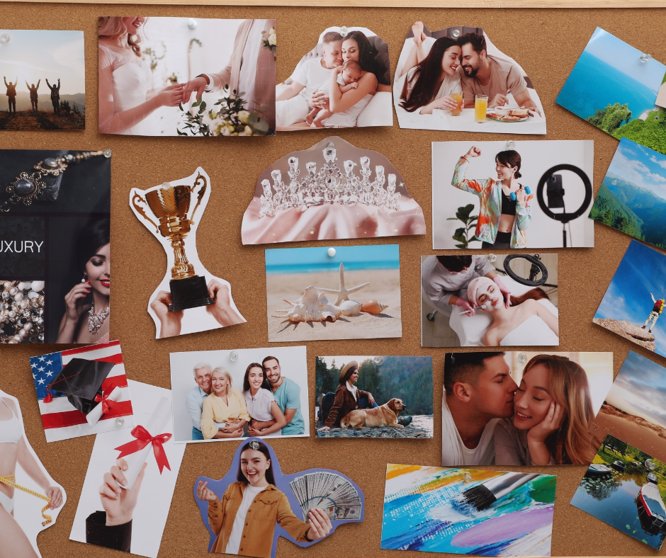 DIY vision board example