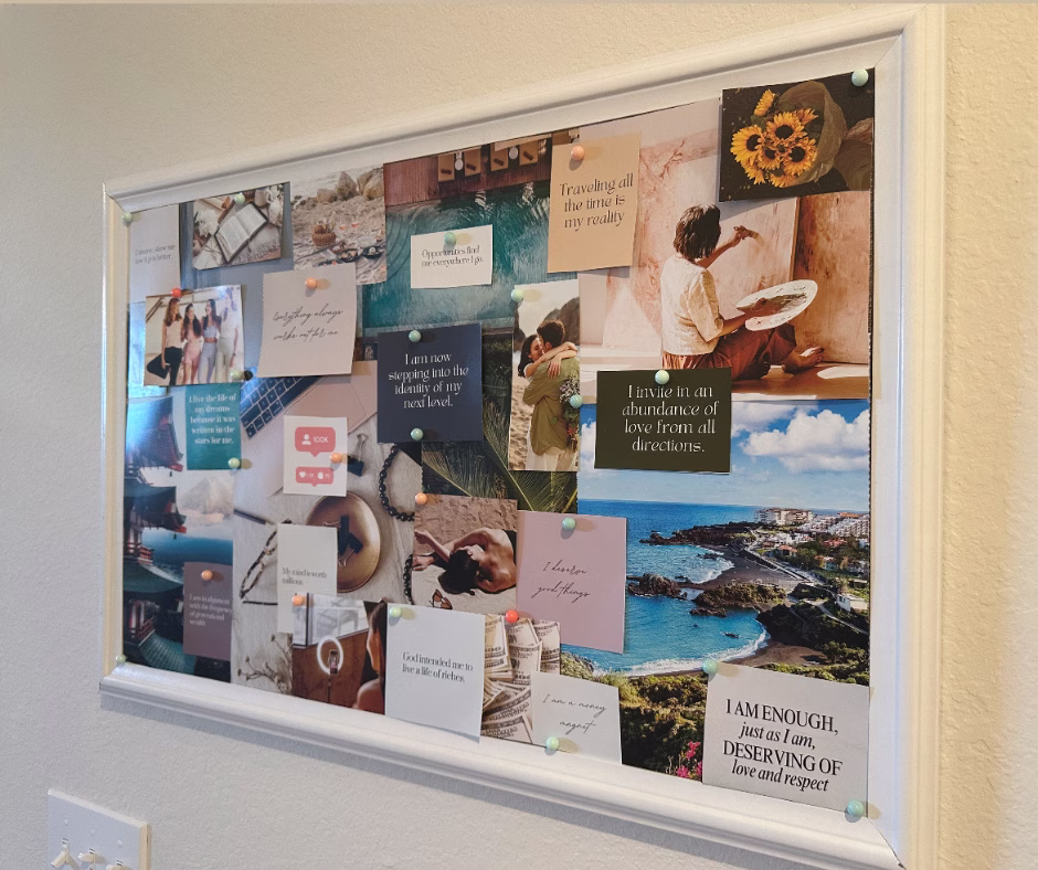 DIY vision board example